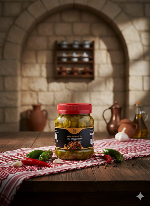 مخلل فلفل حار مقطّع – أطياب الفلاحة(400ملم)